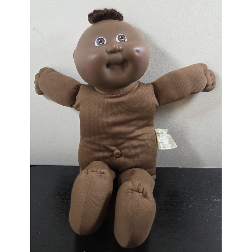 Authentic‎ Vintage 1985 Cabbage Patch Kids 14" New Born Baby with Wool Tuft